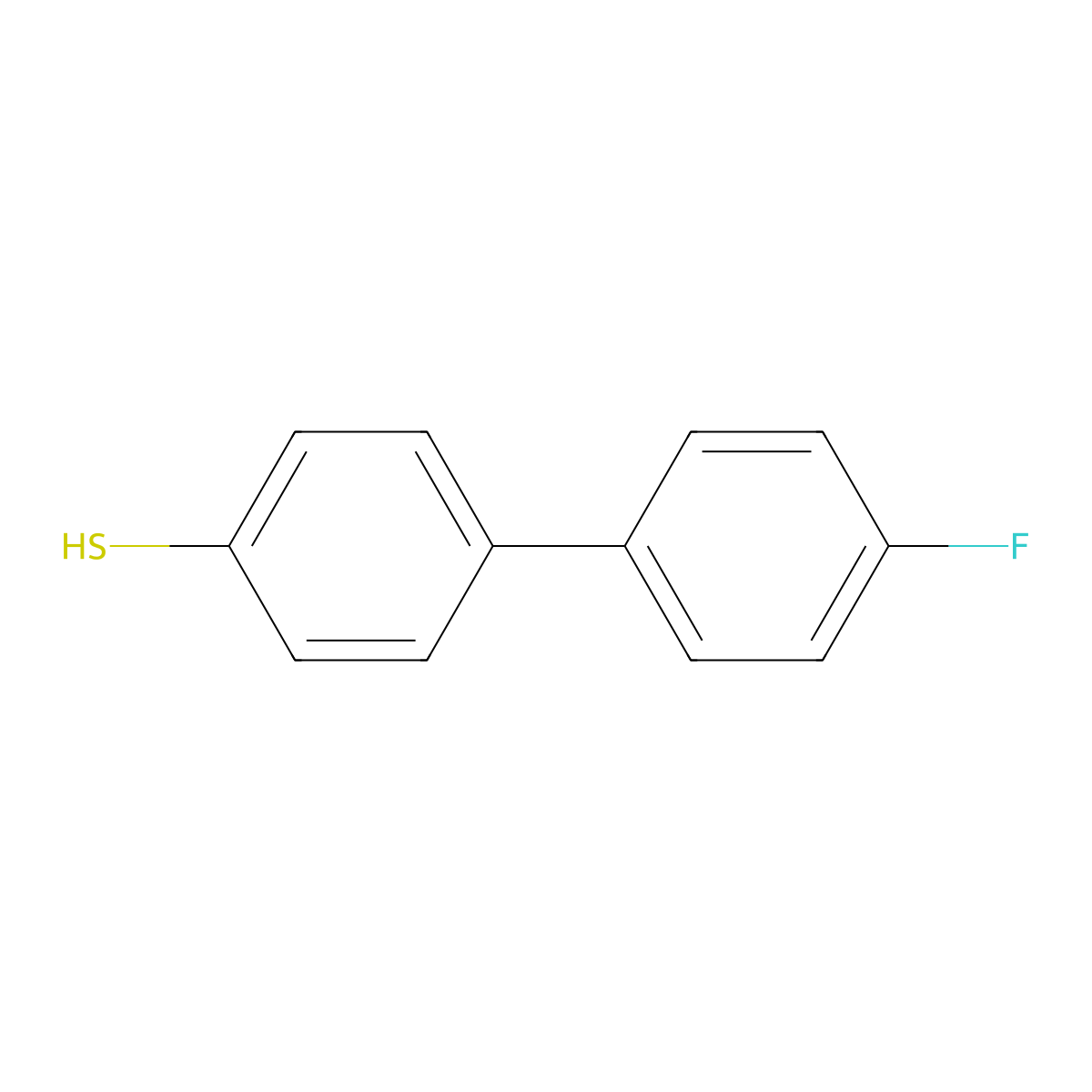 4-(4-Fluorophenyl)thiophenol molecular structure, CAS 200958-13-0