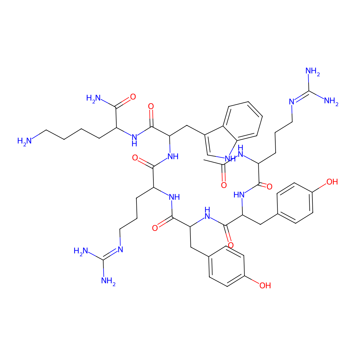 Ac-RYYRWK-NH2 molecular structure, CAS 200959-47-3
