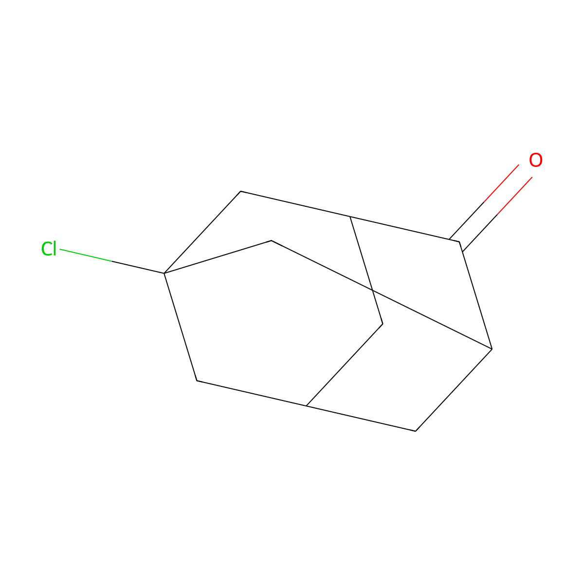 5-Chloro-2-adamantanone molecular structure, CAS 20098-17-3