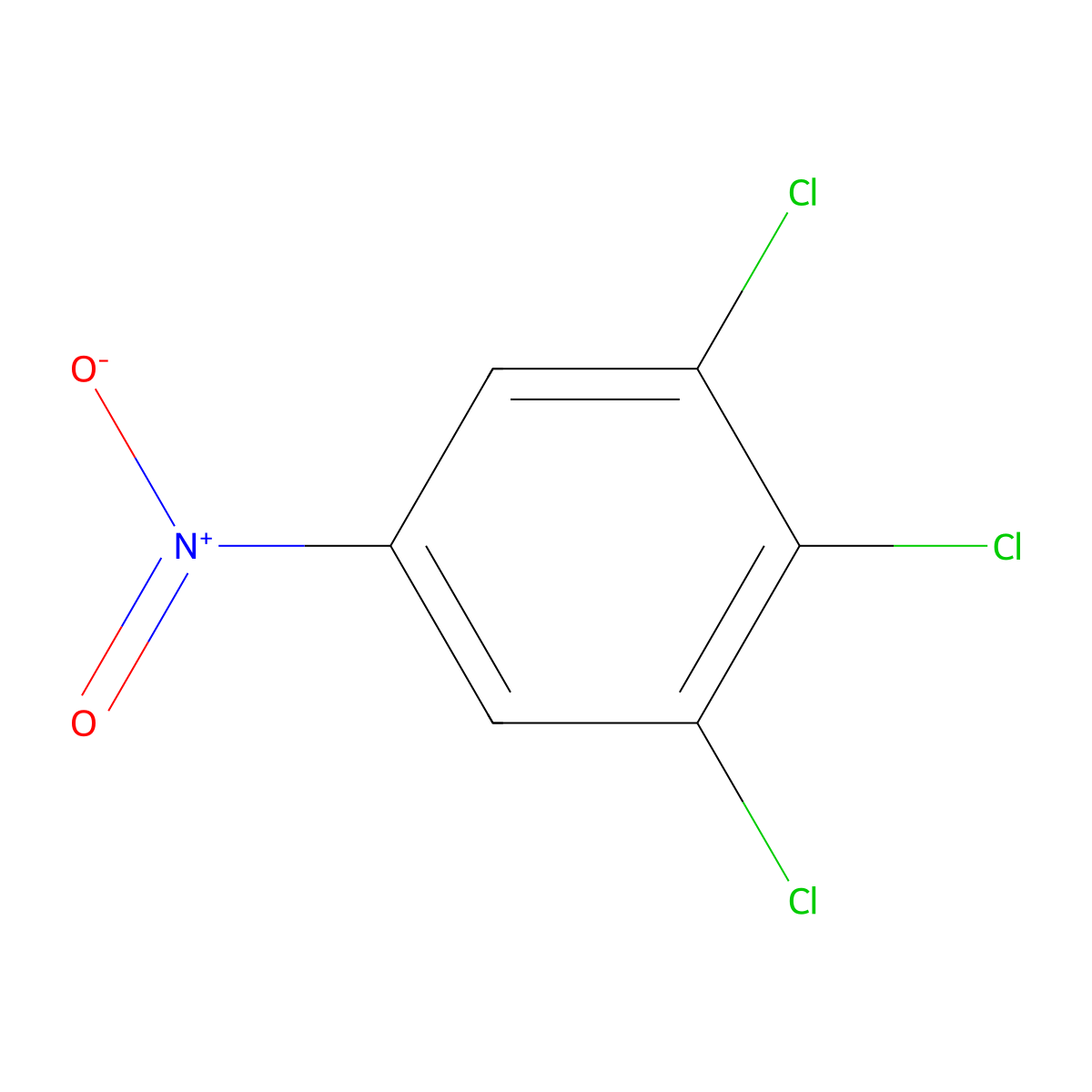 3,4,5-Trichloronitrobenzene molecular structure, CAS 20098-48-0