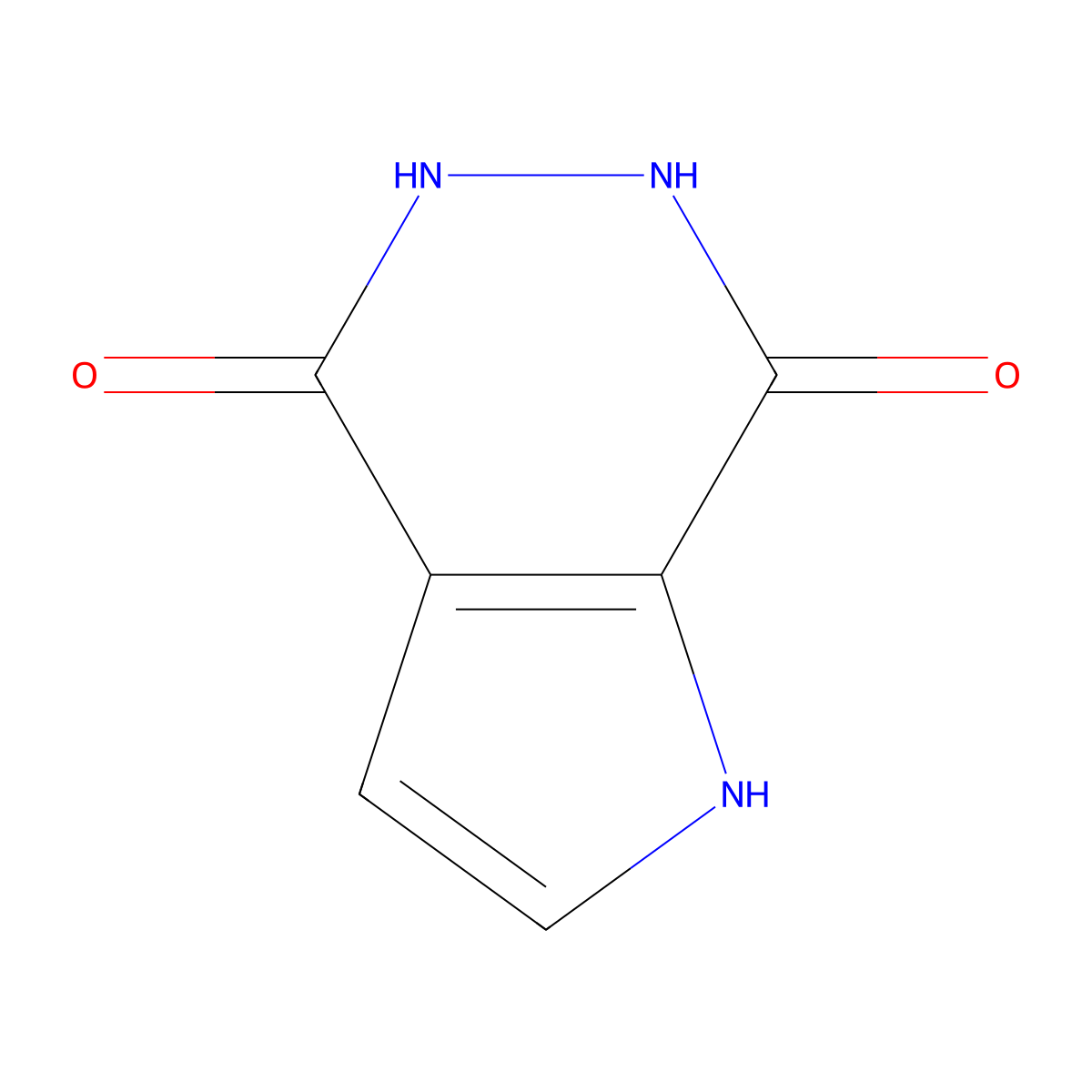 1H,4H,5H,6H,7H-pyrrolo[2,3-d]pyridazine-4,7-dione molecular structure, CAS 201002-56-4