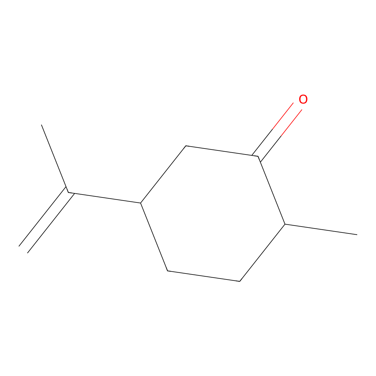 (5S)-2-Methyl-5-(prop-1-en-2-yl)cyclohexan-1-one molecular structure, CAS 201012-68-2