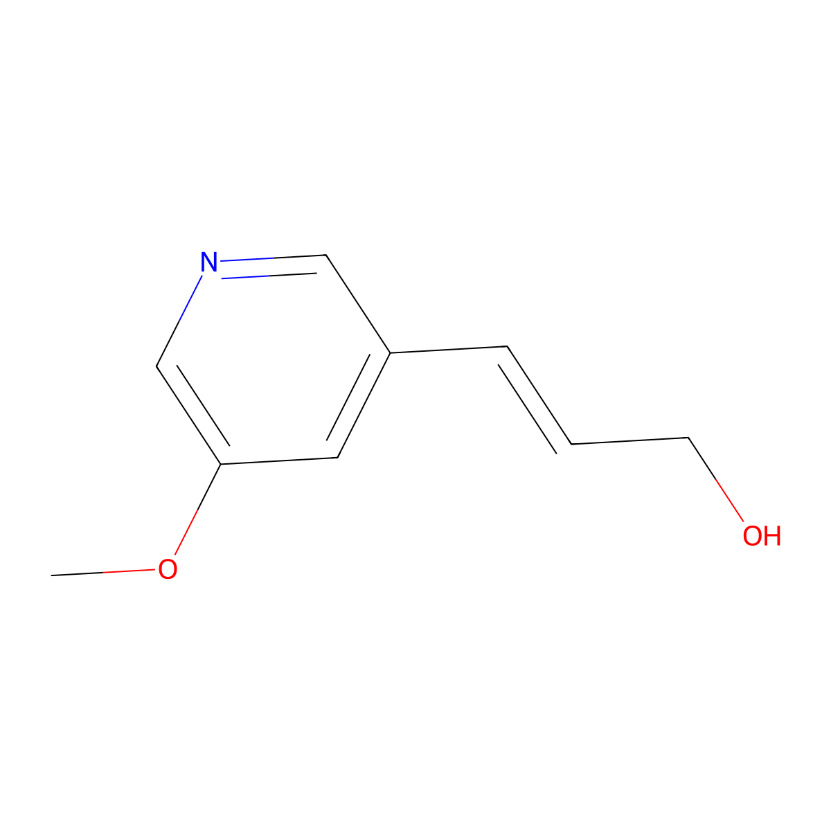 3-(5-Methoxypyridin-3-yl)prop-2-en-1-ol molecular structure, CAS 2010131-25-4