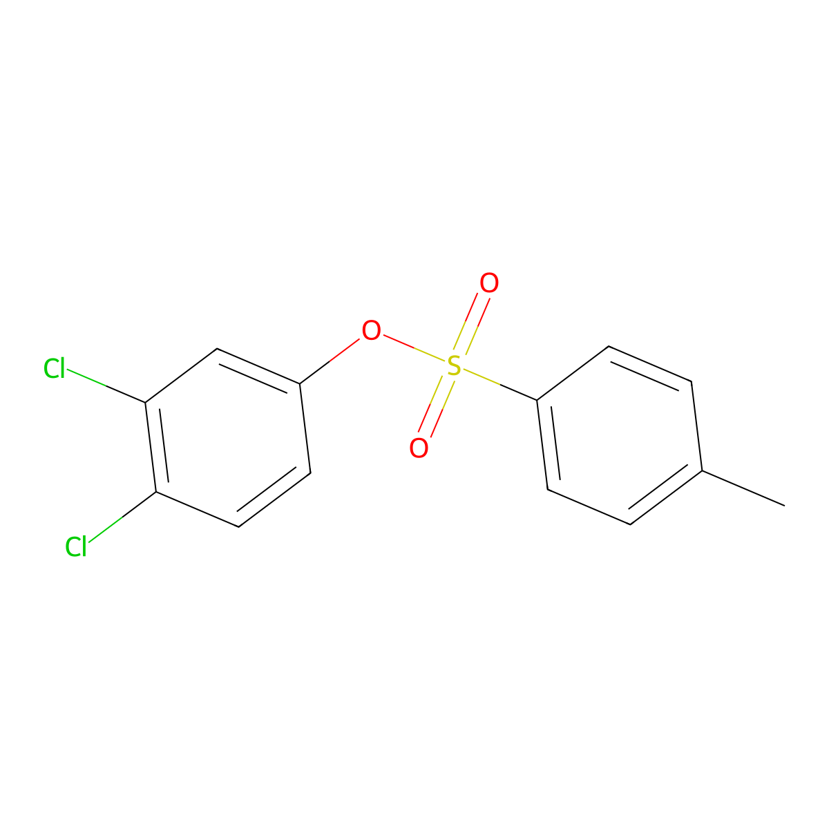 3,4-Dichlorophenyl 4-methylbenzene-1-sulfonate molecular structure, CAS 2010146-31-1