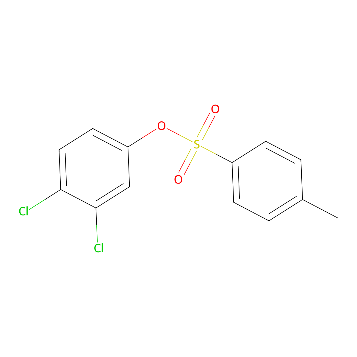 3,4-Dichlorophenyl 4-methylbenzene-1-sulfonate molecular structure, CAS 2010146-31-1