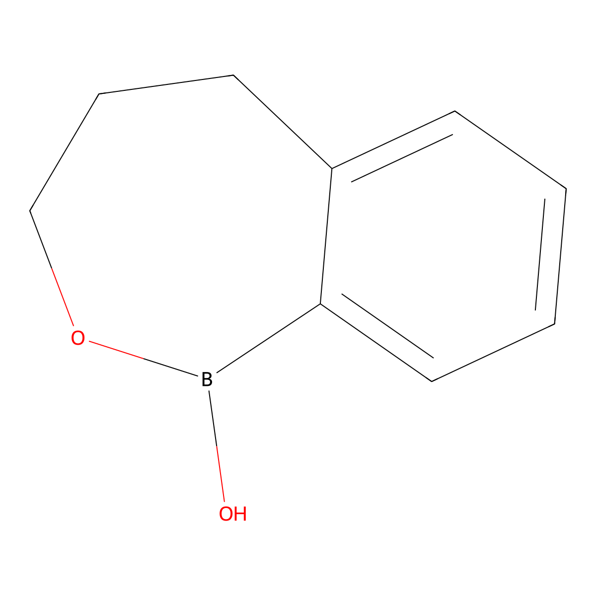 1,3,4,5-Tetrahydro-2,1-benzoxaborepin-1-ol molecular structure, CAS 2010218-46-7