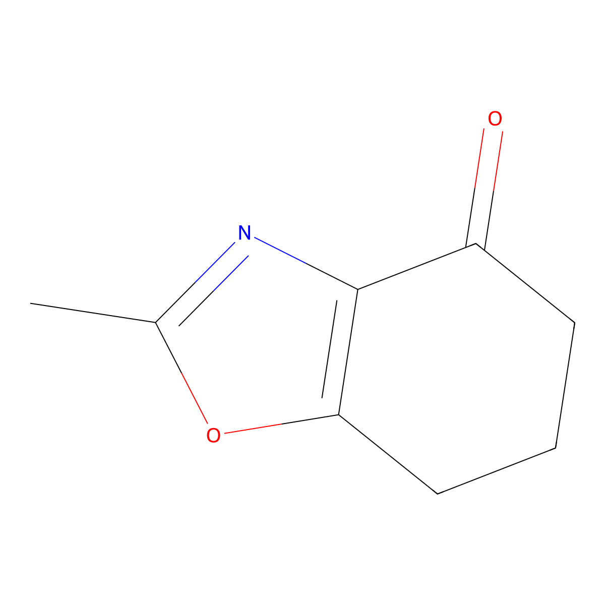 2-Methyl-4,5,6,7-tetrahydro-1,3-benzoxazol-4-one molecular structure, CAS 201024-63-7