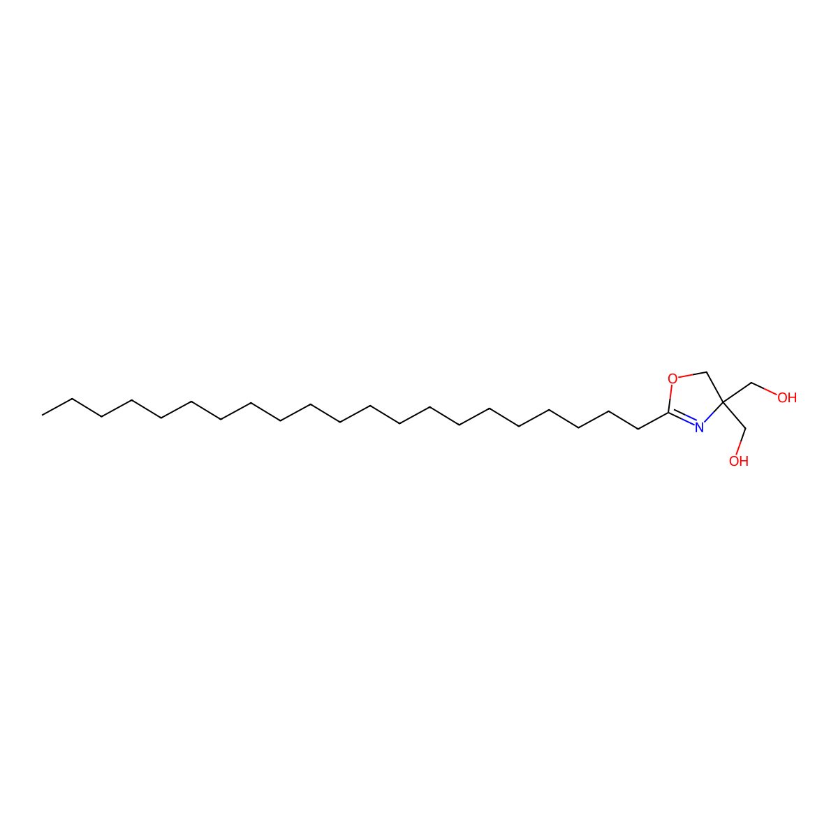 2-Henicosyl-(5H)-oxazole-4,4-dimethanol molecular structure, CAS 20103-33-7
