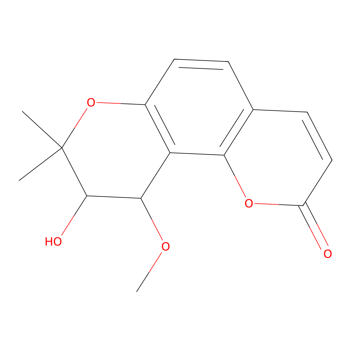 cis-Methylkhellactone molecular structure, CAS 20107-13-5