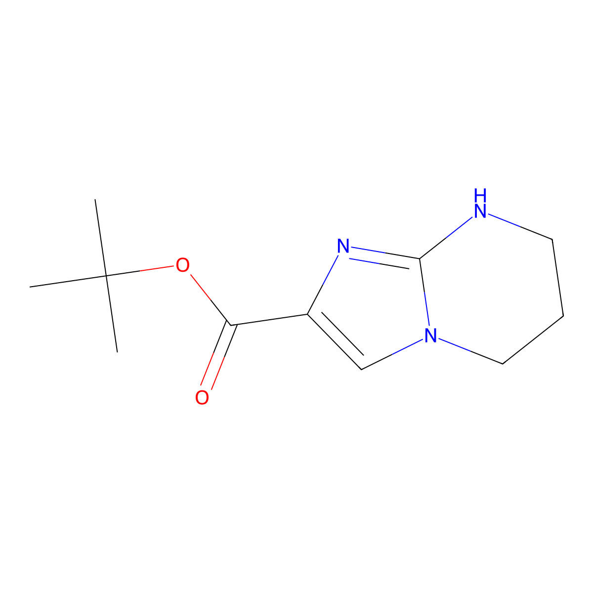tert-butyl 5H,6H,7H,8H-imidazo[1,2-a]pyrimidine-2-carboxylate molecular structure, CAS 2011077-72-6