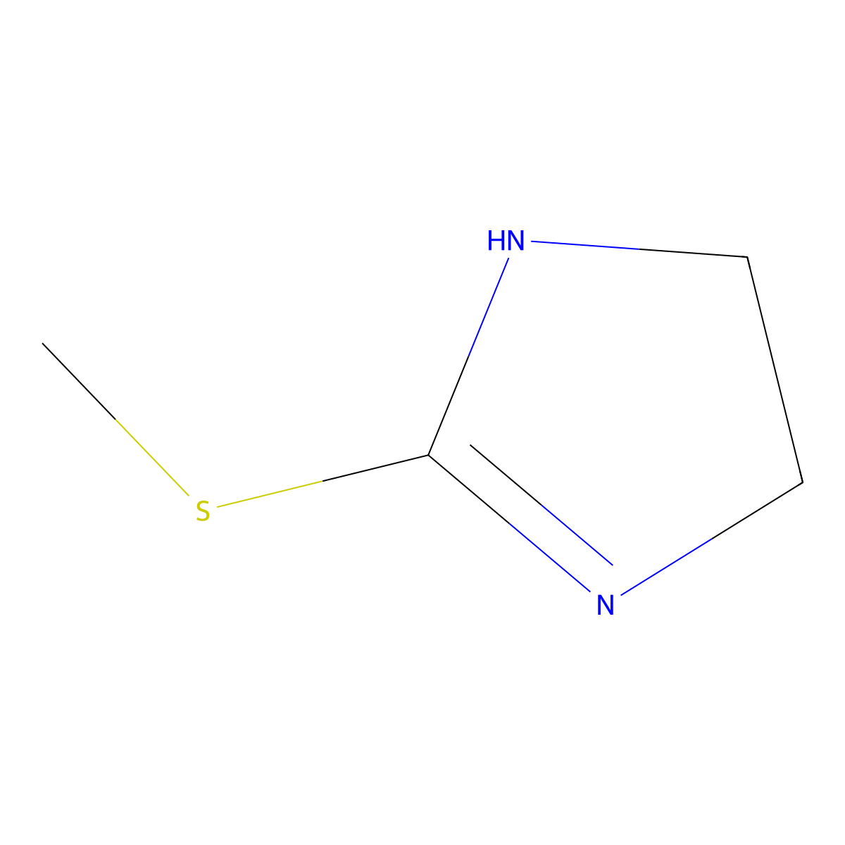 2-Methylthio-2-imidazoline hydroiodide molecular structure, CAS 20112-79-2