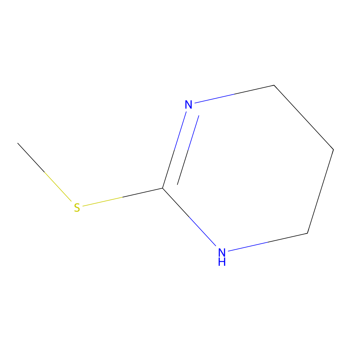 2-(Methylsulfanyl)-1,4,5,6-tetrahydropyrimidine molecular structure, CAS 20112-81-6