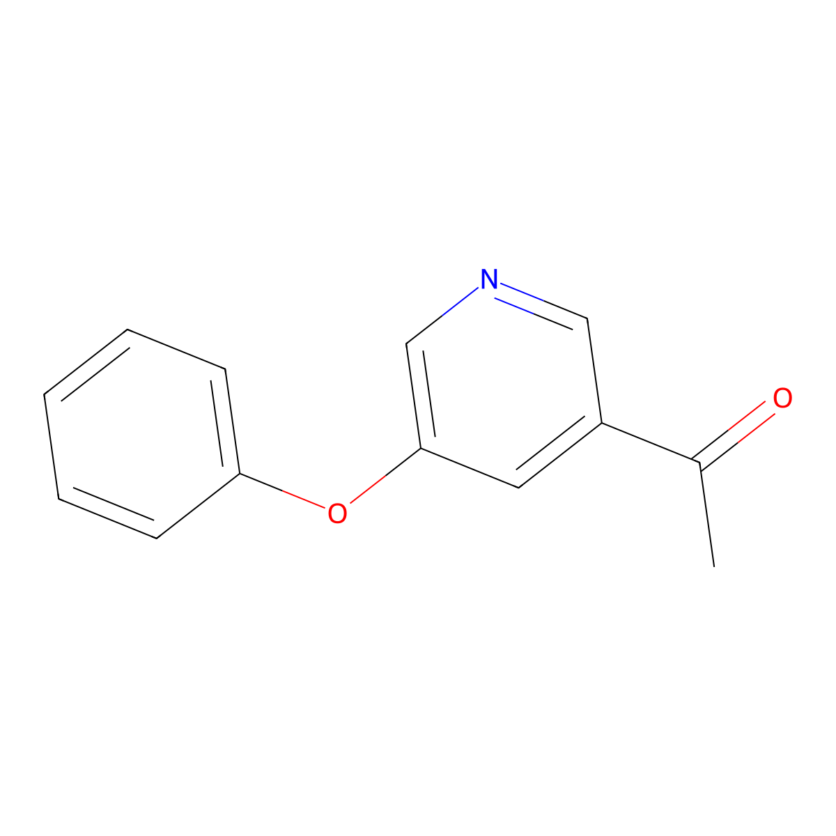 1-(5-Phenoxypyridin-3-yl)ethanone molecular structure, CAS 2011201-49-1