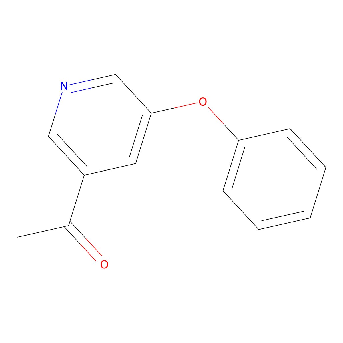 1-(5-Phenoxypyridin-3-yl)ethanone molecular structure, CAS 2011201-49-1