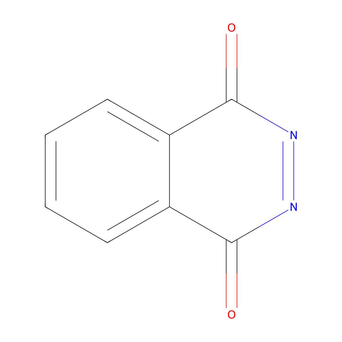 1,4-Phthalazinedione molecular structure, CAS 20116-64-7