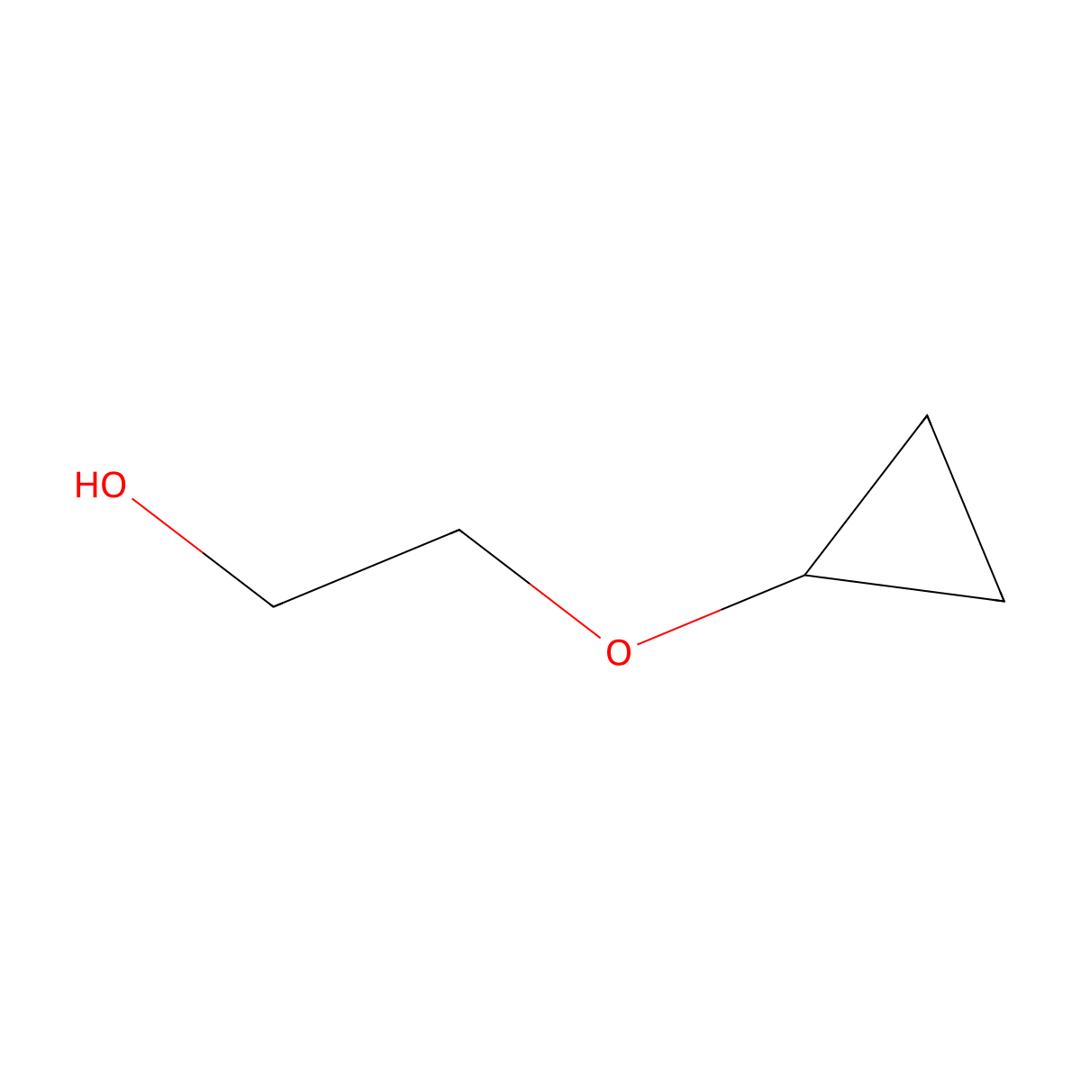 2-Cyclopropoxyethan-1-ol molecular structure, CAS 20117-44-6