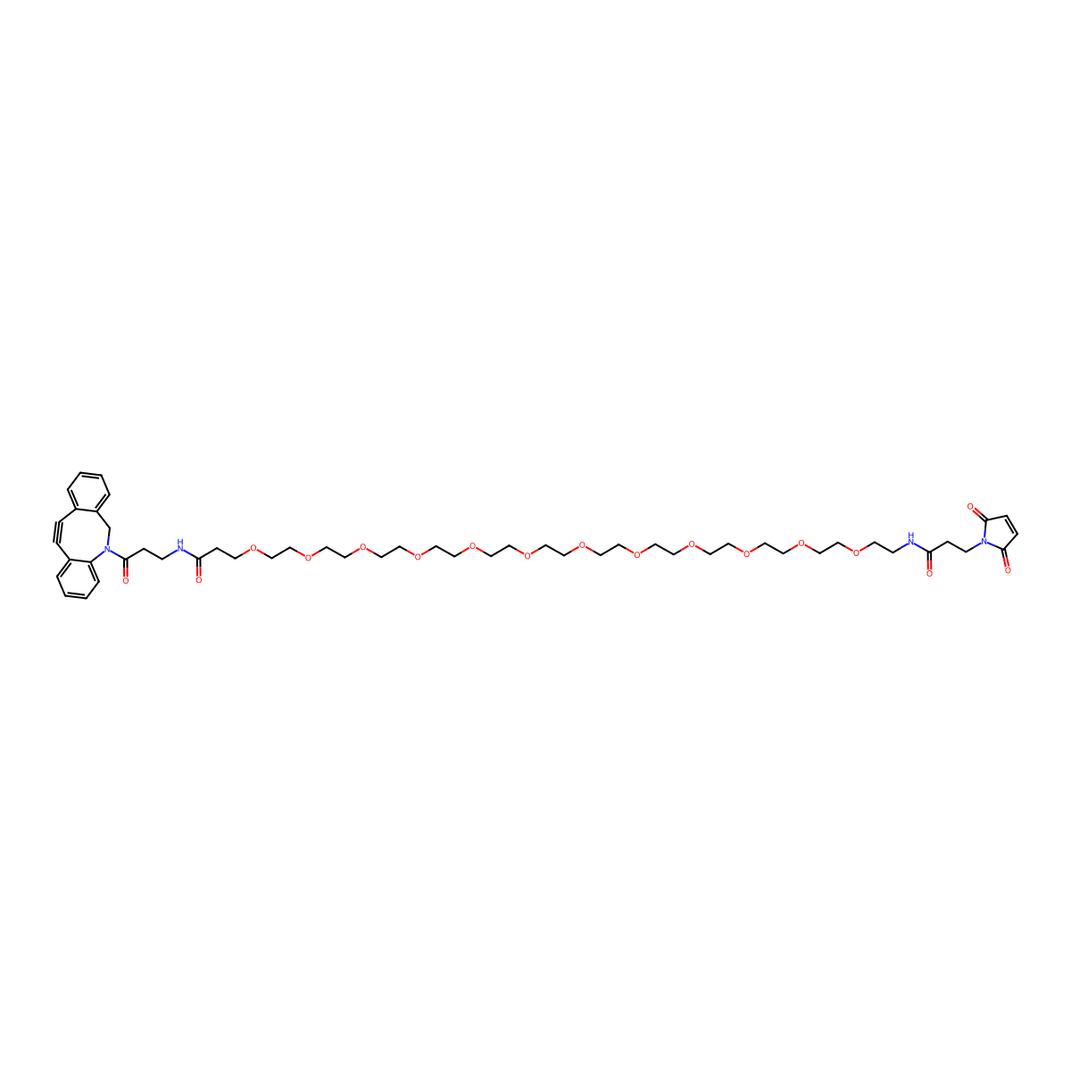 DBCO-NHCO-PEG12-maleimide molecular structure, CAS 2011777-01-6
