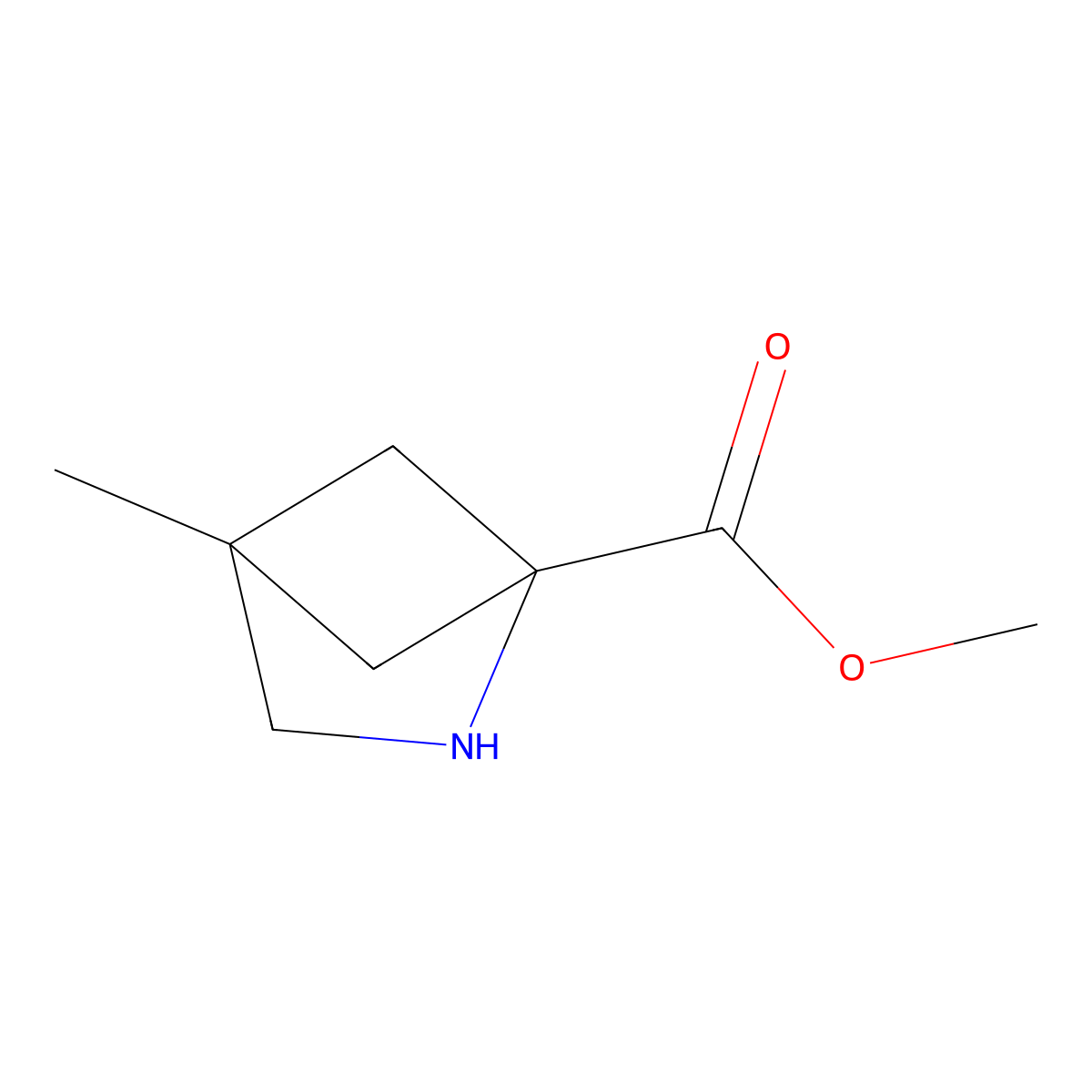 Methyl 4-methyl-2-azabicyclo[2.1.1]hexane-1-carboxylate molecular structure, CAS 2012696-34-1