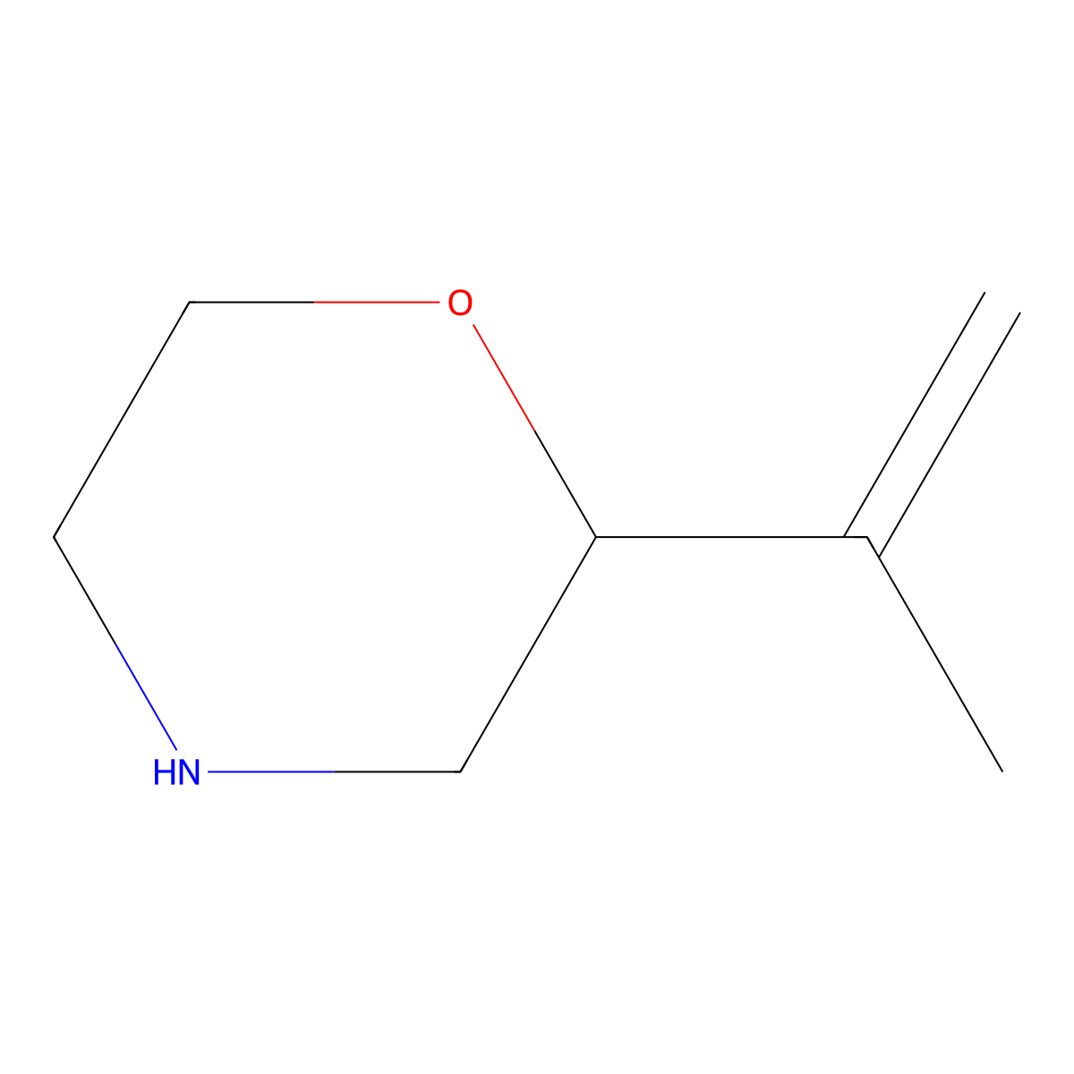 2-(Prop-1-en-2-yl)morpholine molecular structure, CAS 2012736-09-1