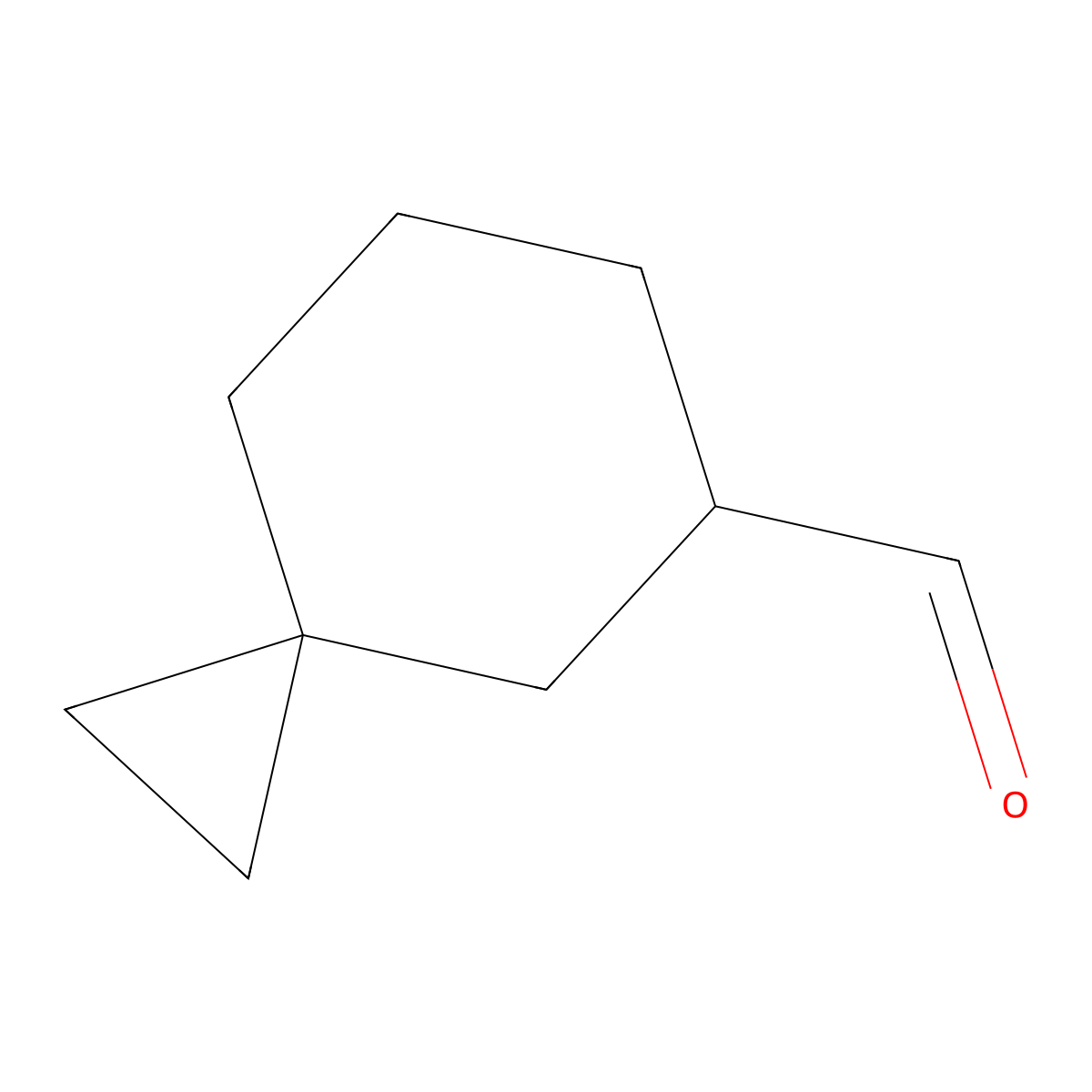 Spiro(2.5)octane-5-carbaldehyde molecular structure, CAS 2012790-70-2