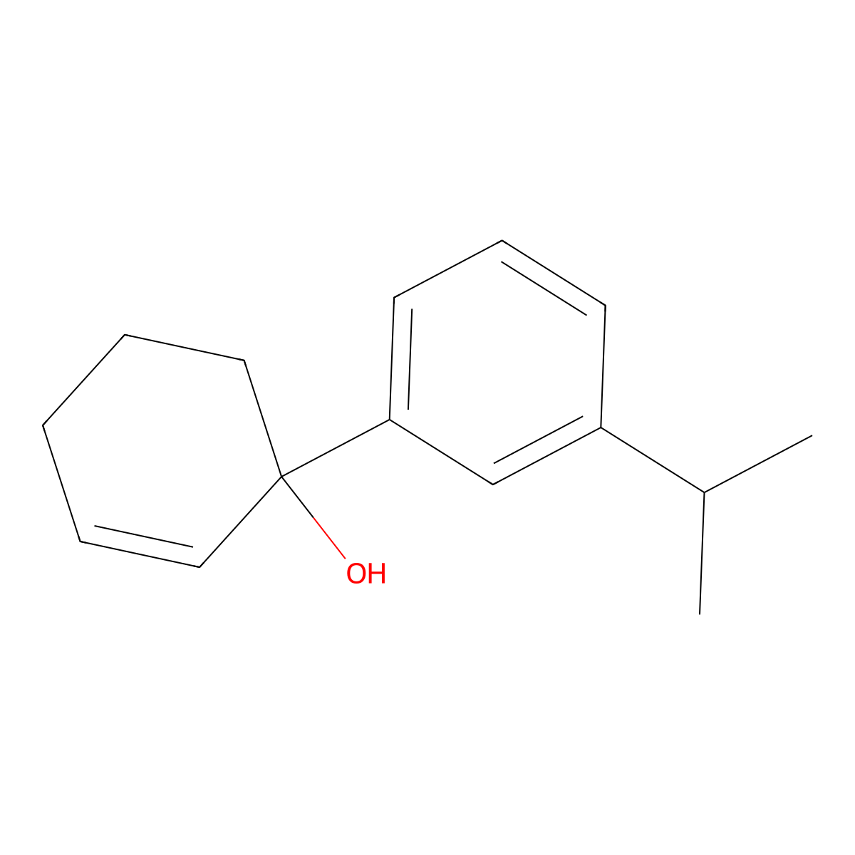 1-[3-(1-Methylethyl)phenyl]-2-cyclohexen-1-ol molecular structure, CAS 2012804-14-5