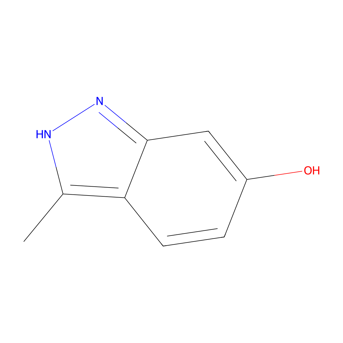 3-Methyl-1H-indazol-6-ol molecular structure, CAS 201286-99-9