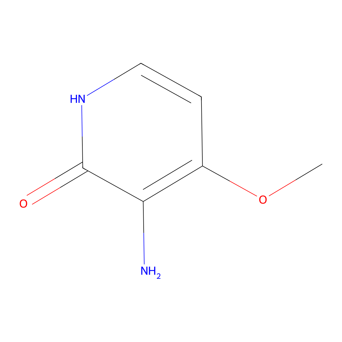 3-Amino-4-methoxy-1,2-dihydropyridin-2-one molecular structure, CAS 2012963-66-3
