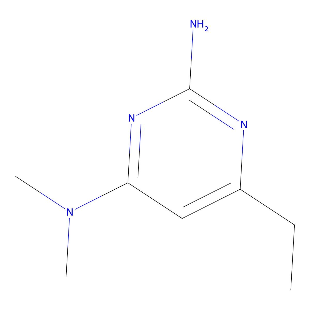 6-ethyl-N4,N4-dimethylpyrimidine-2,4-diamine molecular structure, CAS 2013063-15-3