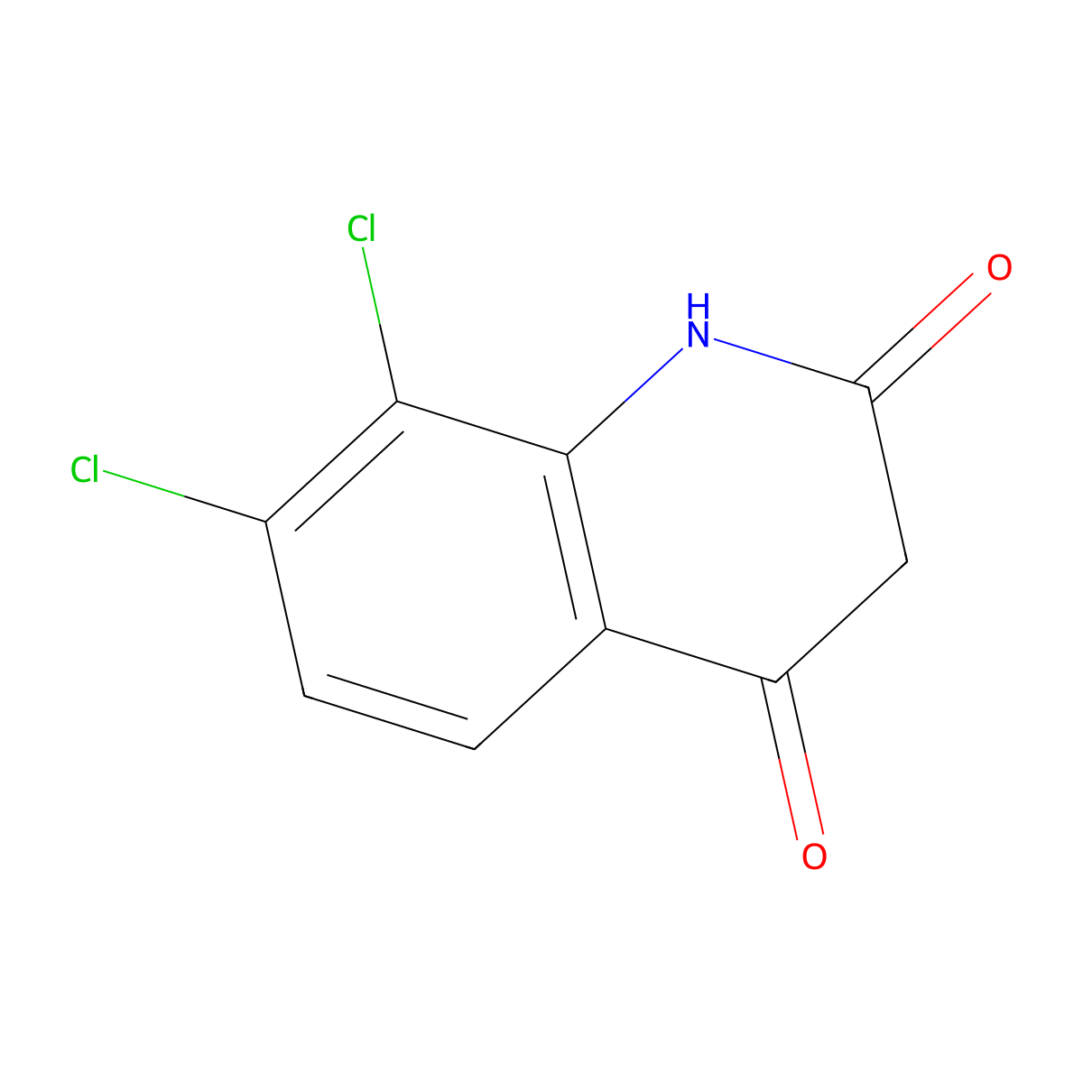 7,8-Dichloroquinoline-2,4(1H,3H)-dione molecular structure, CAS 2013130-32-8