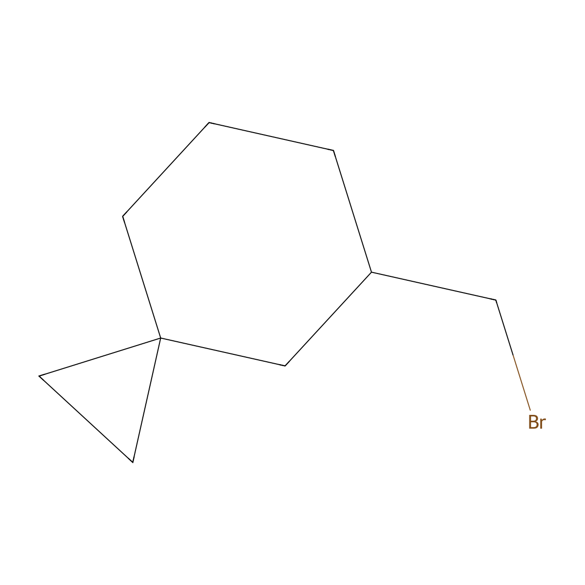5-(Bromomethyl)spiro[2.5]octane molecular structure, CAS 2013179-53-6