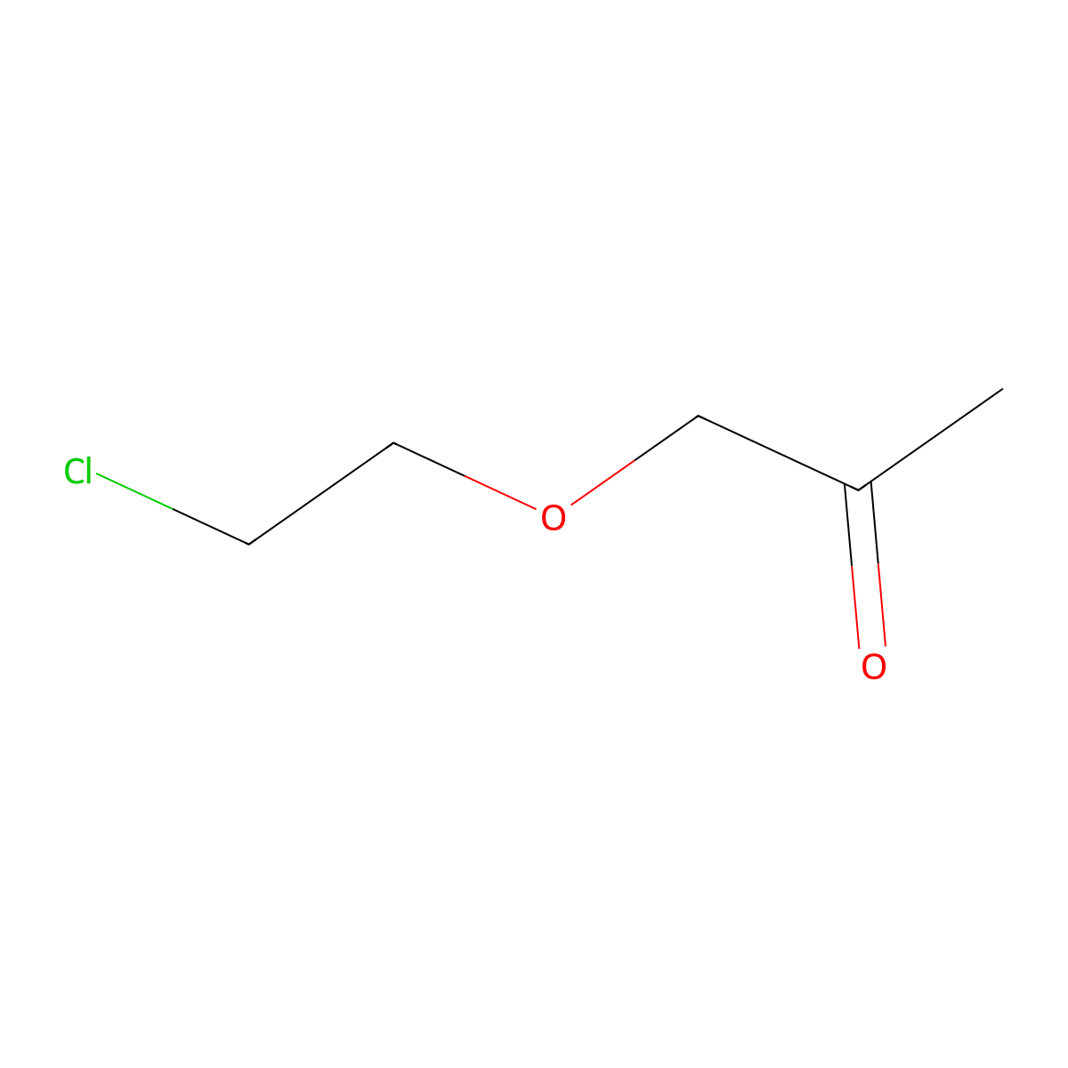 1-(2-Chloroethoxy)propan-2-one molecular structure, CAS 20133-16-8