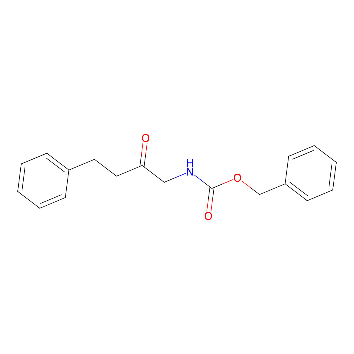 benzyl N-(2-oxo-4-phenylbutyl)carbamate molecular structure, CAS 2013432-94-3