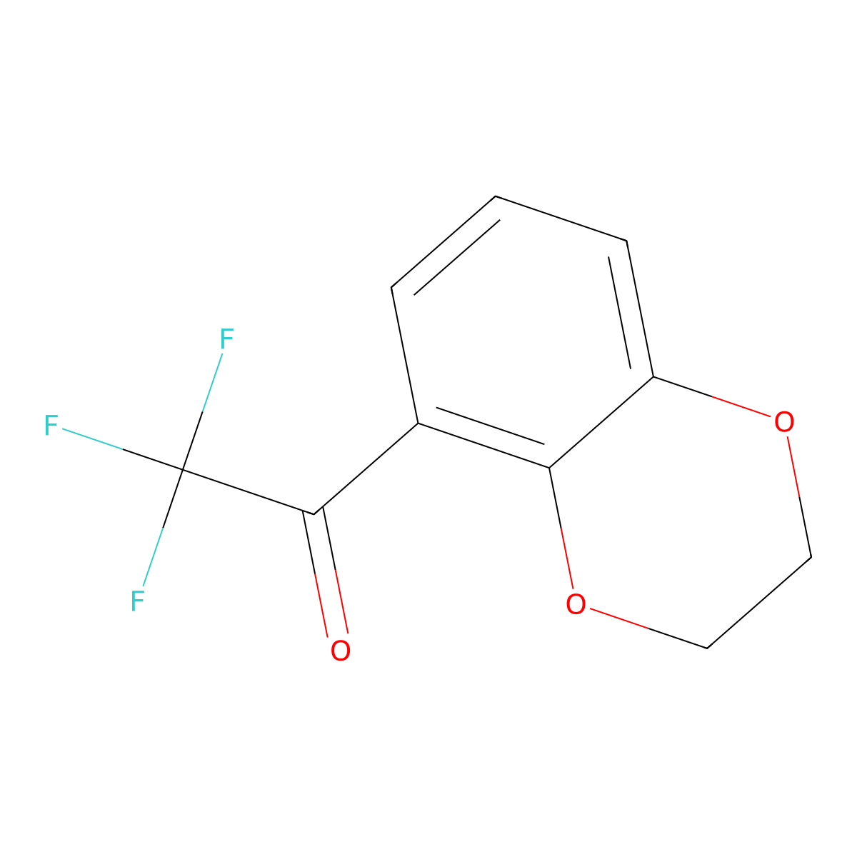 1-(2,3-Dihydrobenzo[b][1,4]dioxin-5-yl)-2,2,2-trifluoroethanone molecular structure, CAS 2013448-08-1