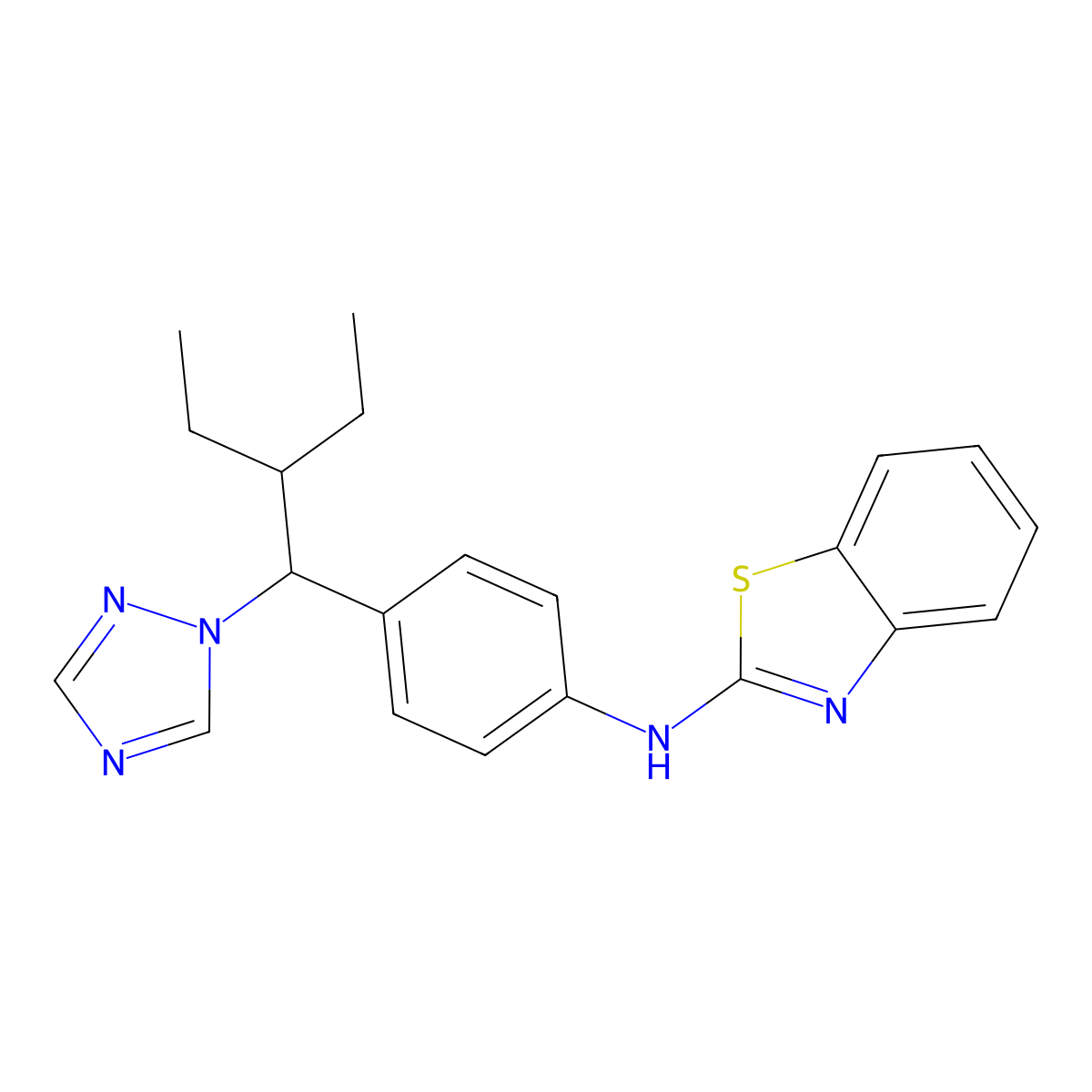 Talarozole molecular structure, CAS 201410-53-9