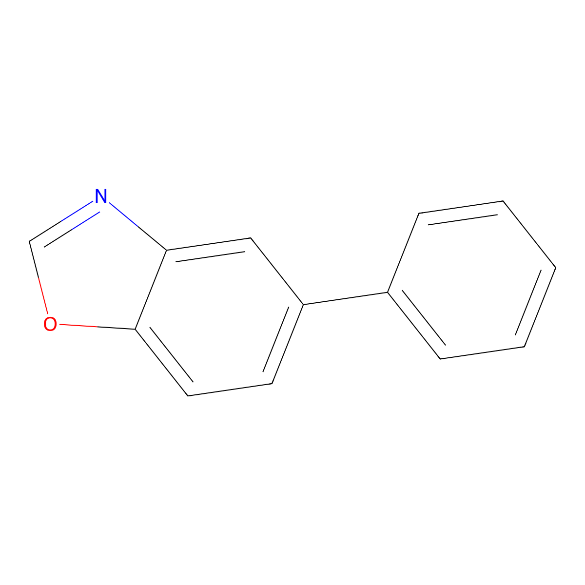 5-Phenylbenzoxazole molecular structure, CAS 201415-38-5
