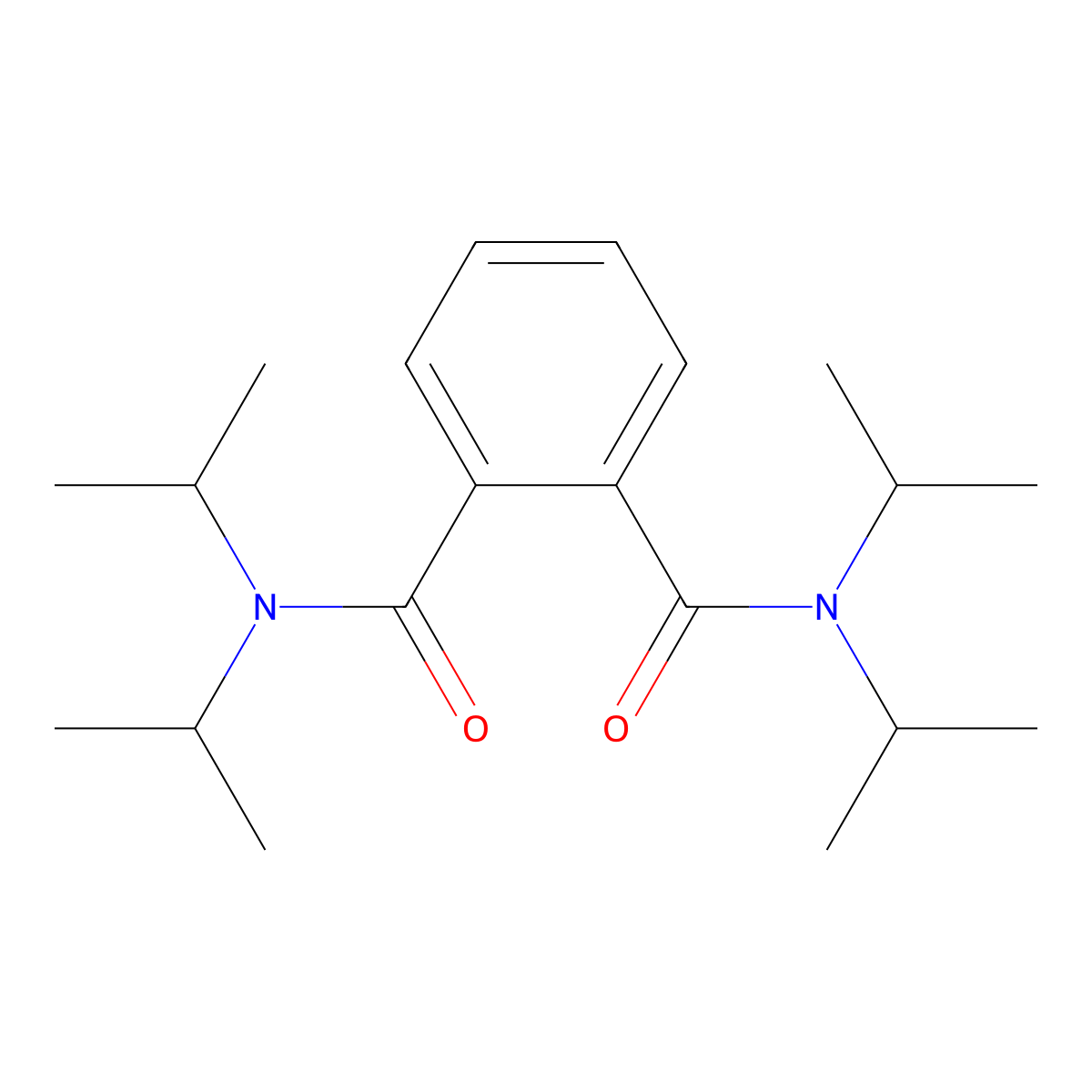 N,N,N',N'-Tetraisopropylphthalamide molecular structure, CAS 201416-99-1