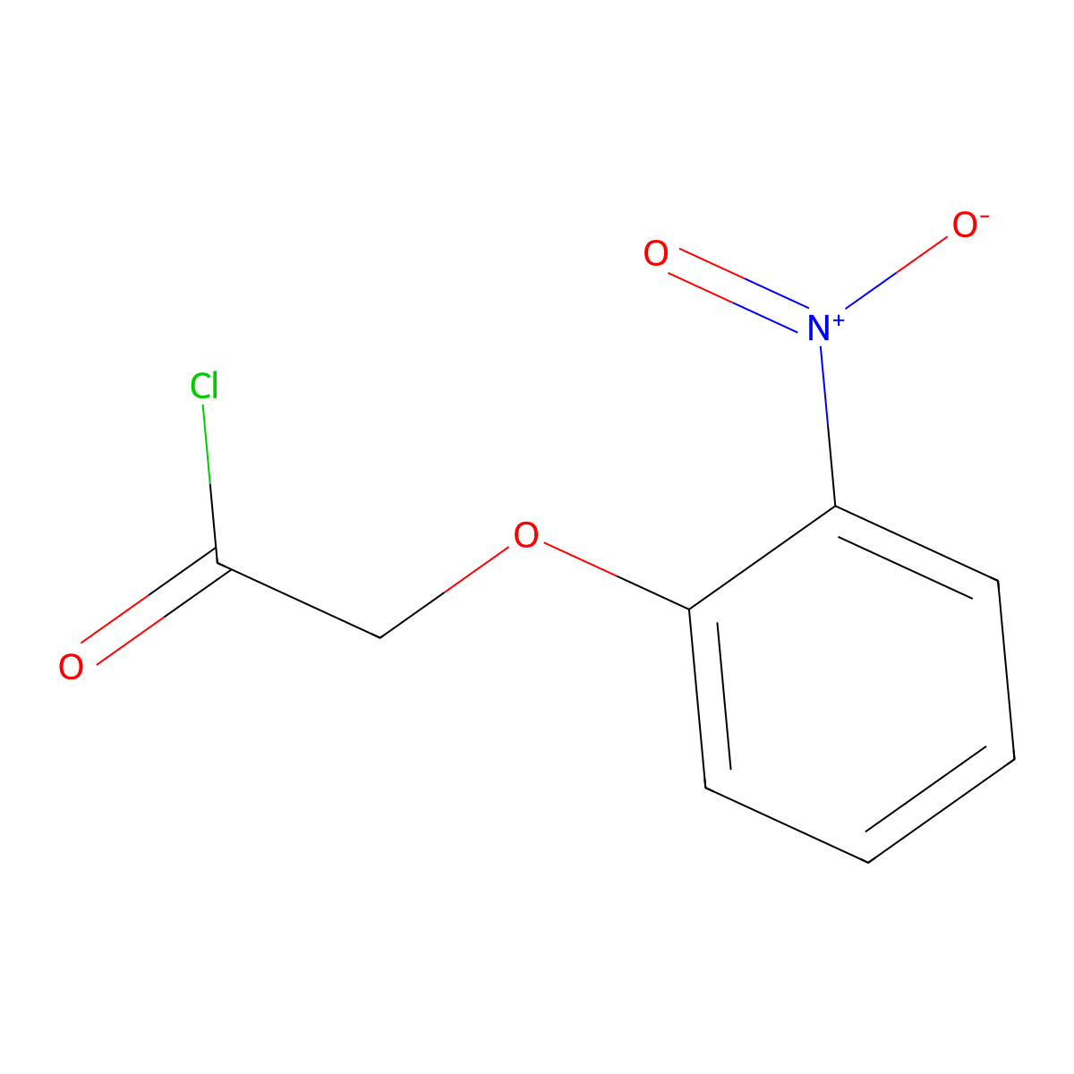 2-Nitrophenoxyacetyl Chloride molecular structure, CAS 20142-87-4