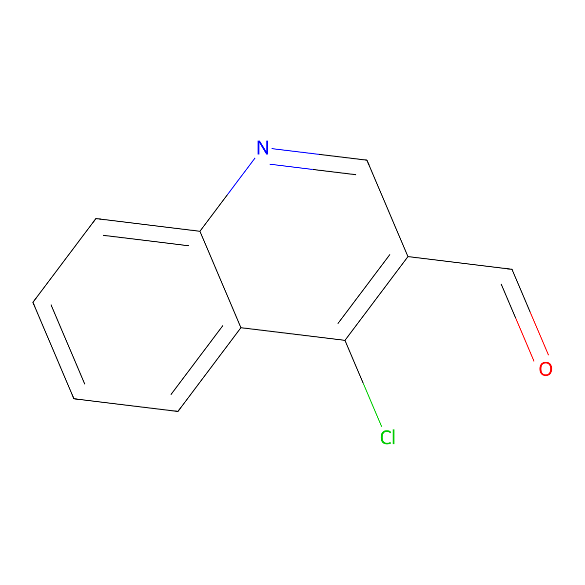 4-Chloroquinoline-3-carbaldehyde molecular structure, CAS 201420-30-6