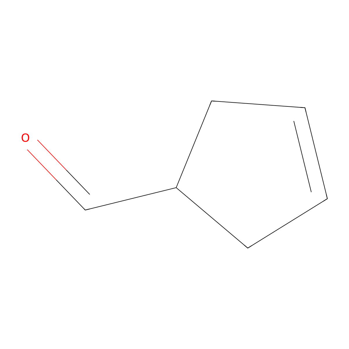 Cyclopent-3-ene-1-carbaldehyde molecular structure, CAS 20145-35-1