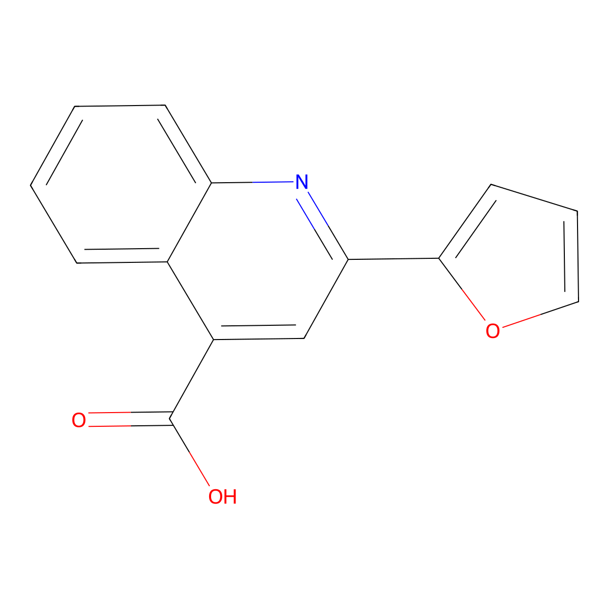 2-(Furan-2-yl)quinoline-4-carboxylic acid molecular structure, CAS 20146-25-2