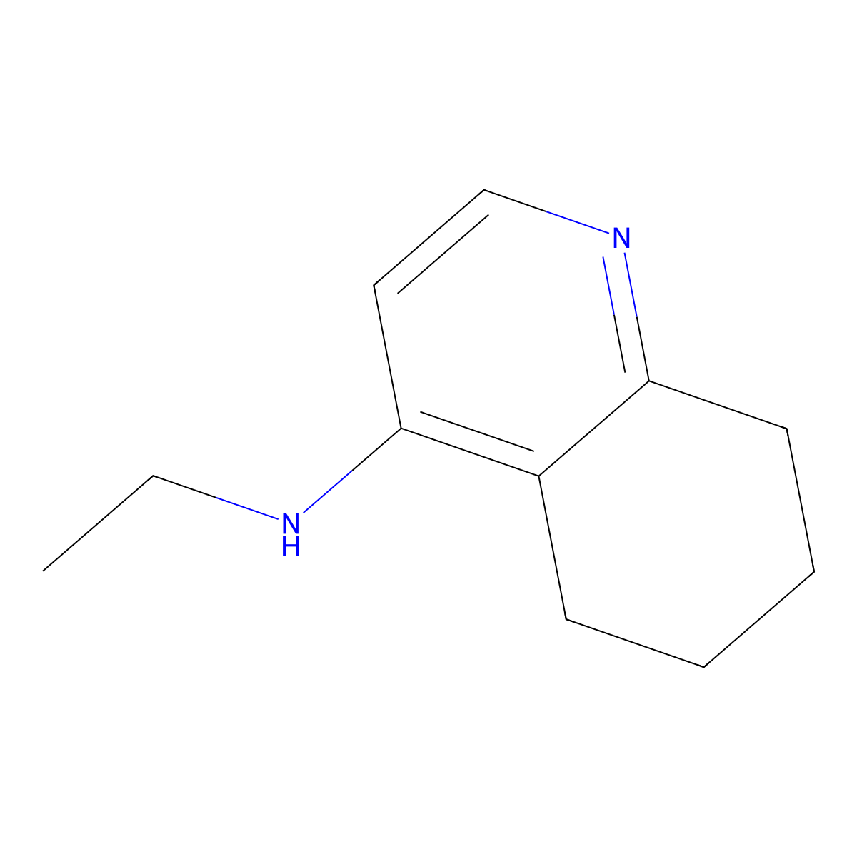 N-Ethyl-5,6,7,8-tetrahydroquinolin-4-amine molecular structure, CAS 20146-40-1