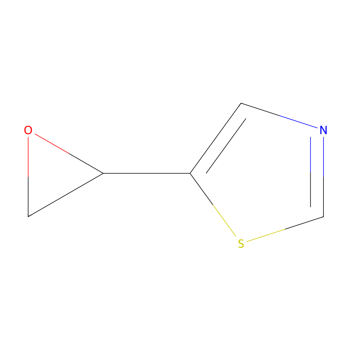 5-(Oxiran-2-yl)-1,3-thiazole molecular structure, CAS 201470-19-1