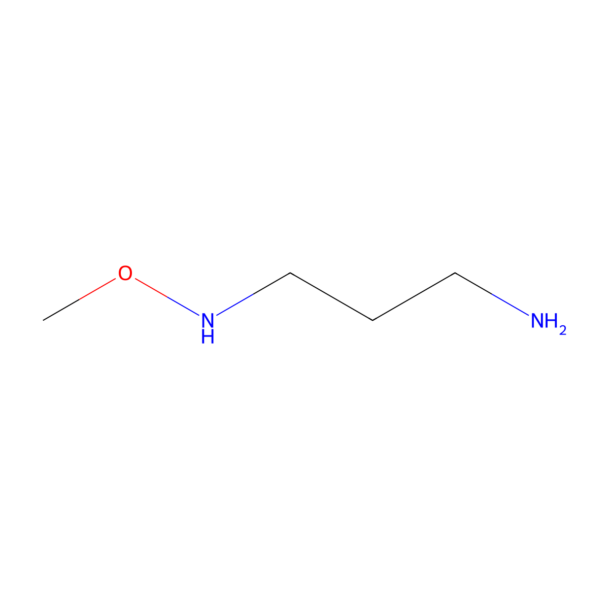 (3-Aminopropyl)(methoxy)amine molecular structure, CAS 201478-62-8