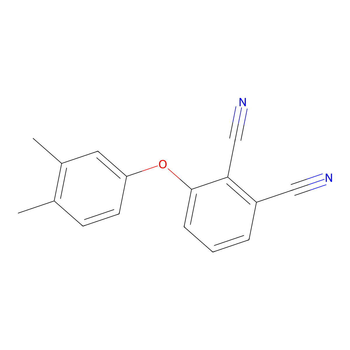 3-(3,4-Dimethylphenoxy)benzene-1,2-dicarbonitrile molecular structure, CAS 201480-95-7