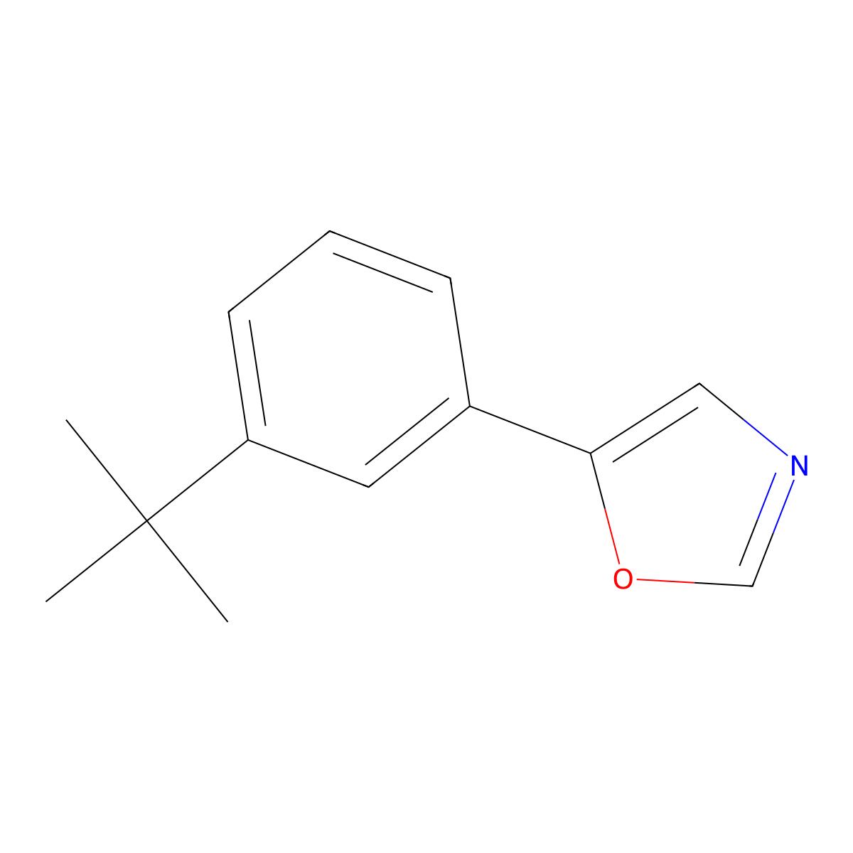 5-(3-(Tert-butyl)phenyl)oxazole molecular structure, CAS 2014819-58-8