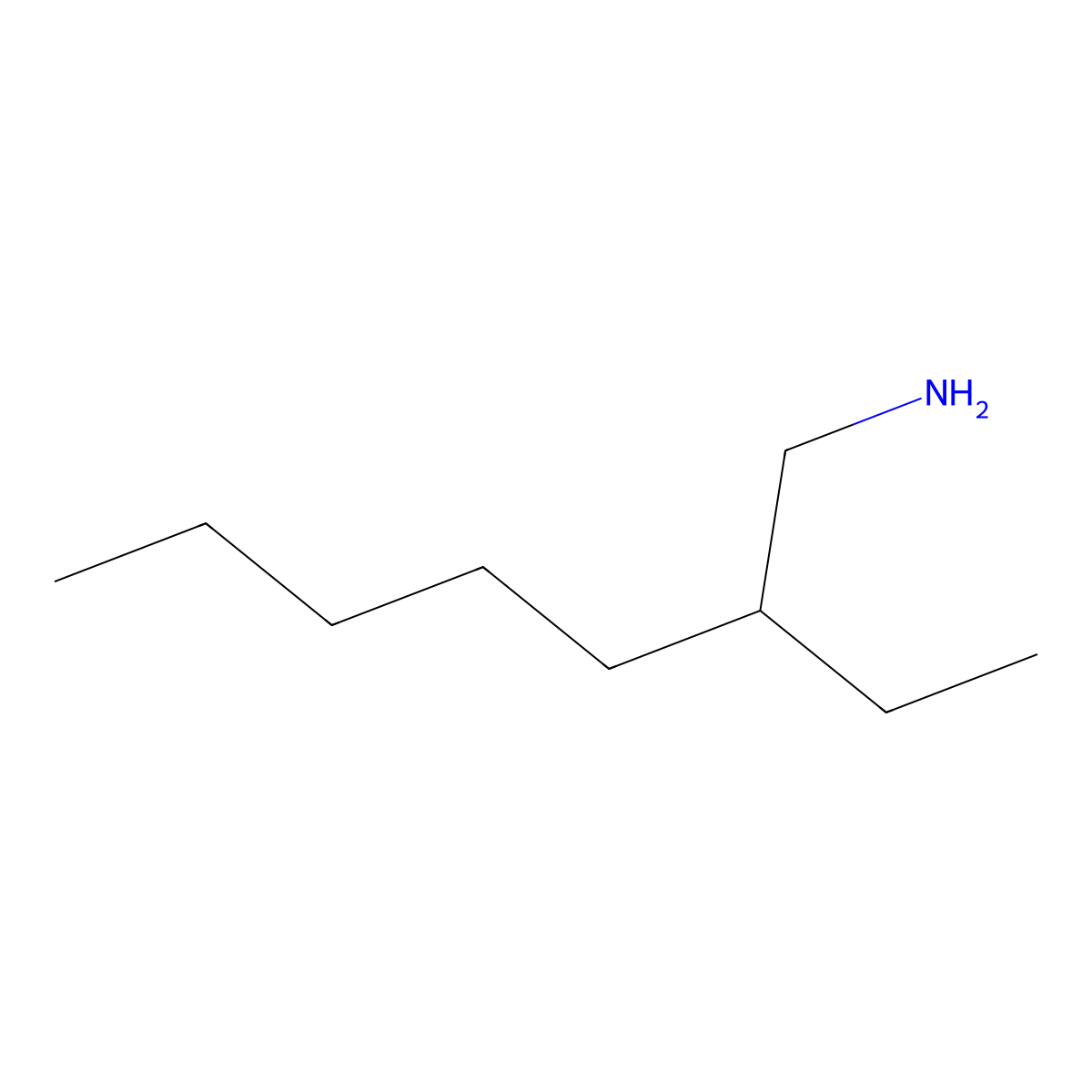 2-Ethylheptan-1-amine molecular structure, CAS 201485-30-5