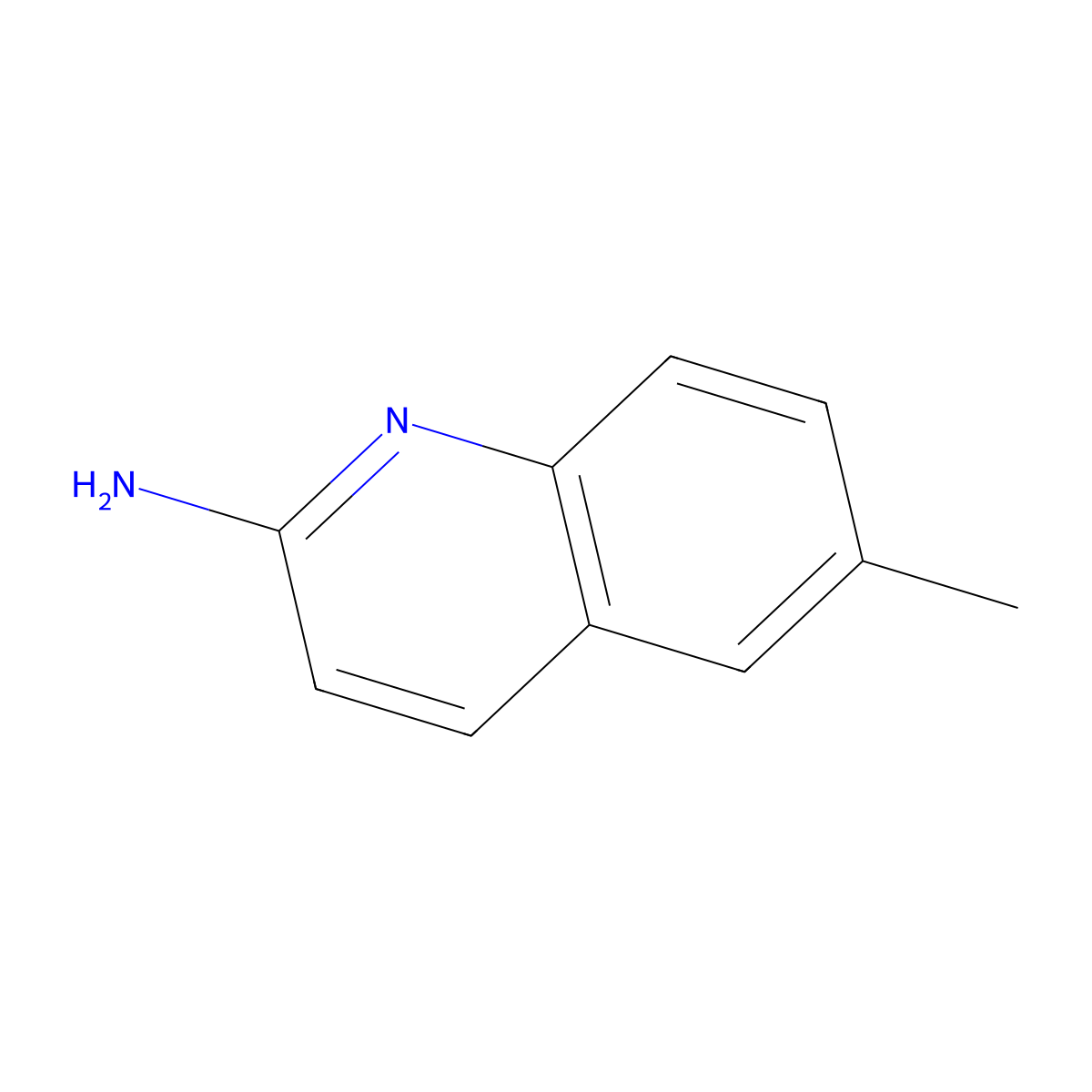 6-Methylquinolin-2-amine molecular structure, CAS 20150-84-9