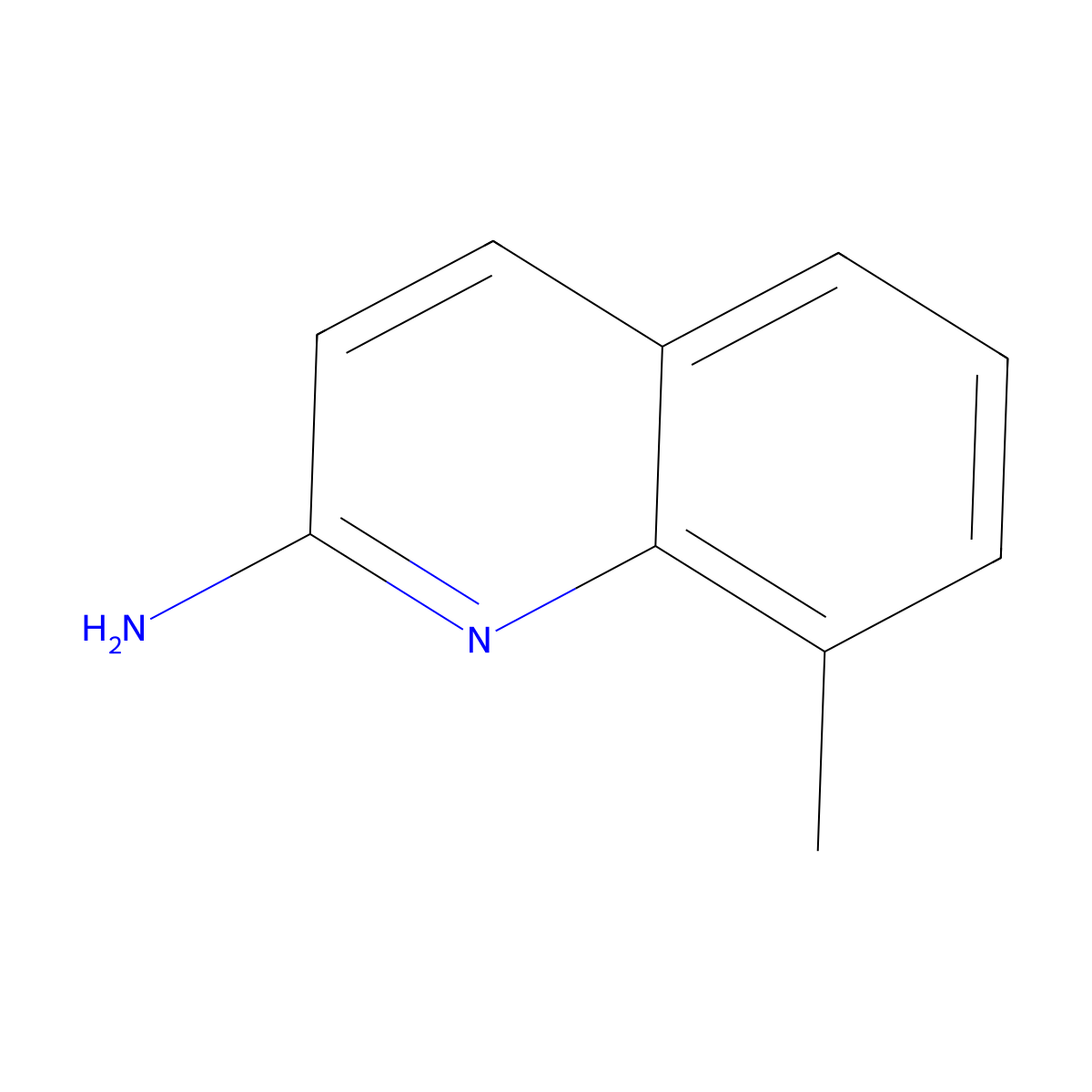 8-Methylquinolin-2-amine molecular structure, CAS 20151-45-5