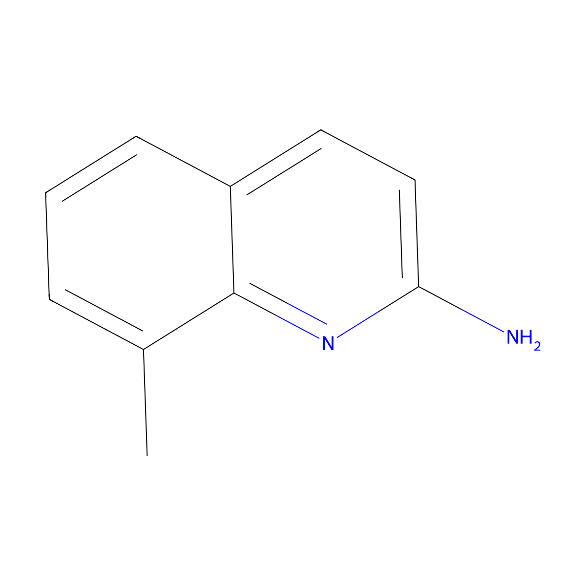 8-Methylquinolin-2-amine molecular structure, CAS 20151-45-5