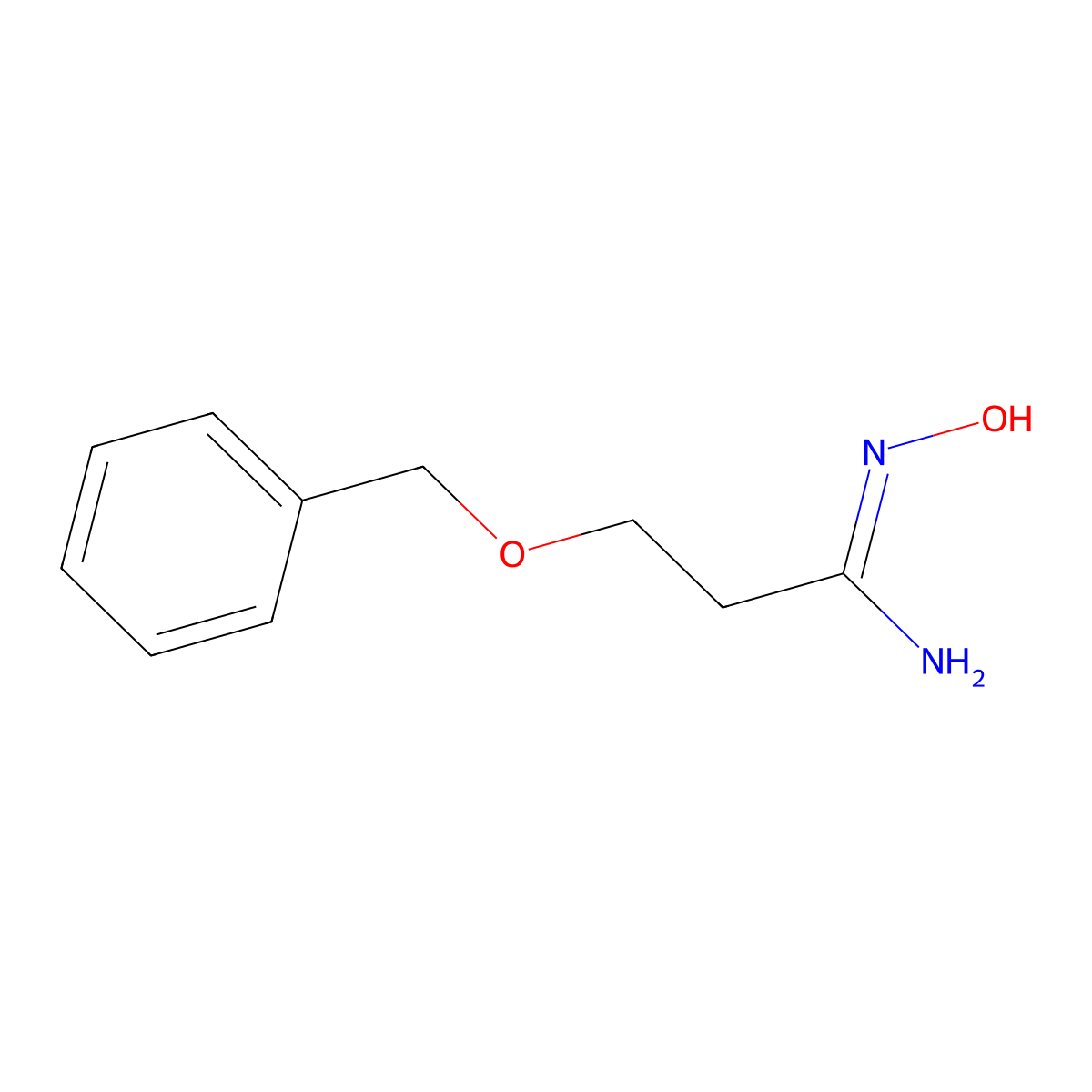 3-(Benzyloxy)-N'-hydroxypropanimidamide molecular structure, CAS 201546-82-9